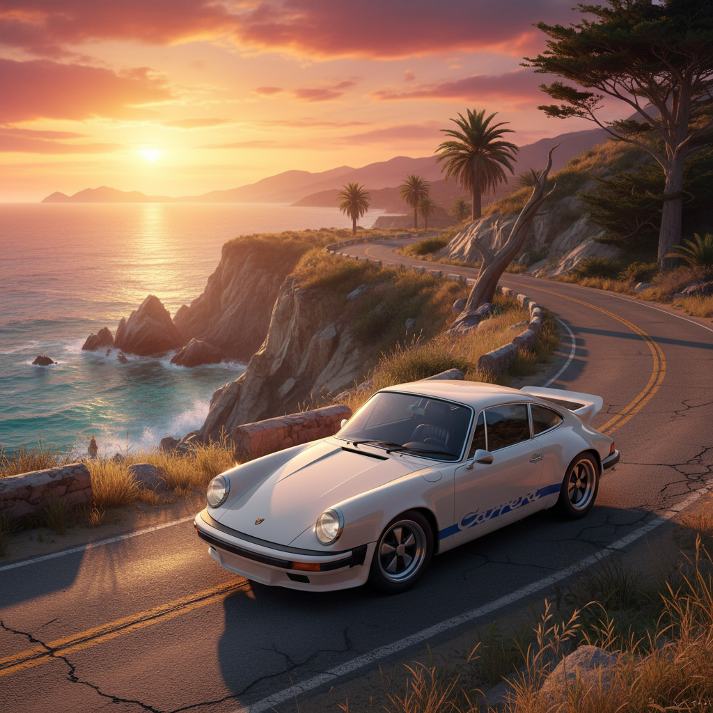 Vintage Porsche - Gemini 2.5 Flash