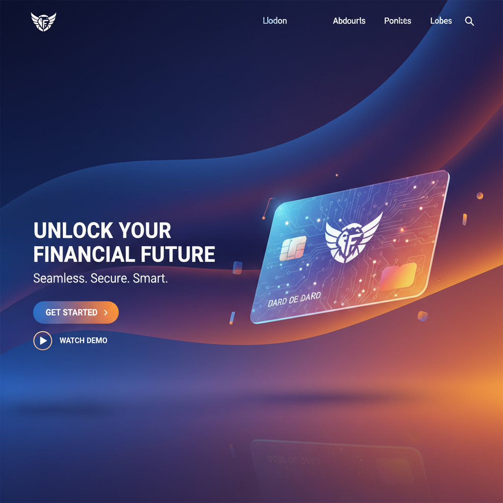 Fintech landing page - Gemini 2.5 Flash