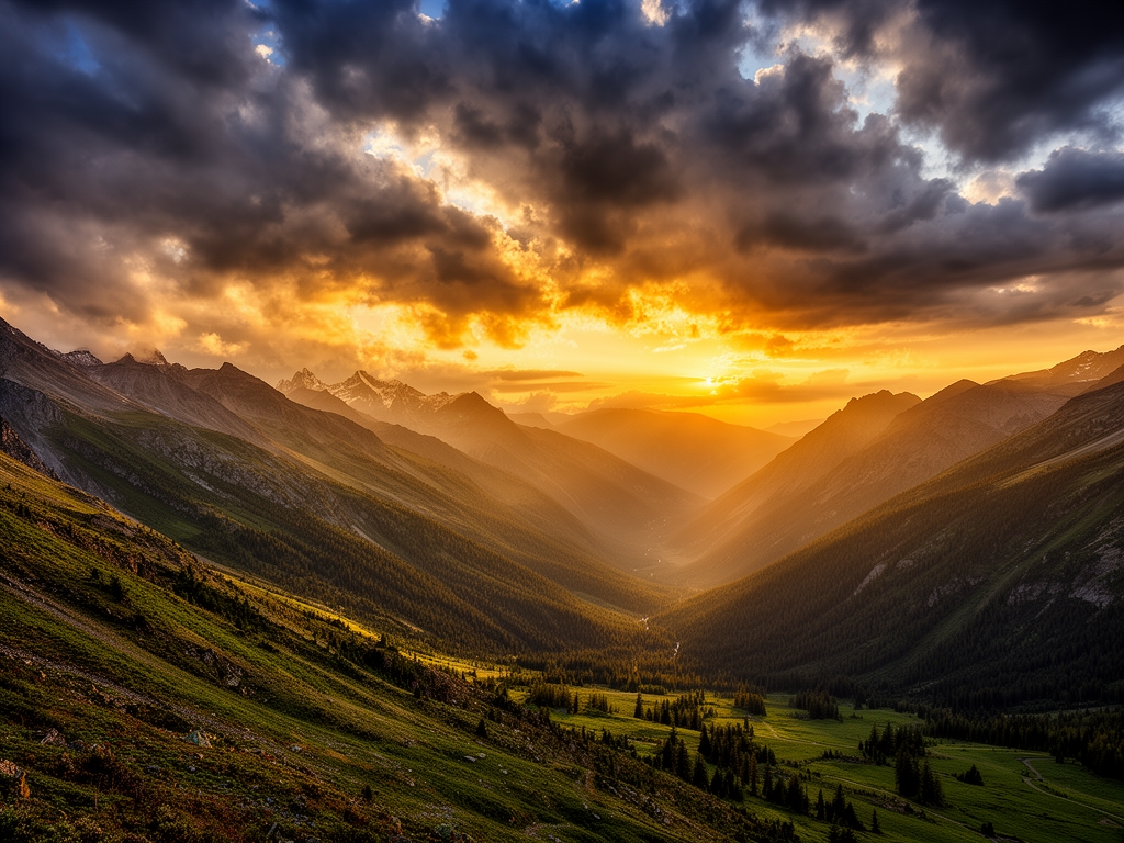 Mountain landscape - SDXL v1