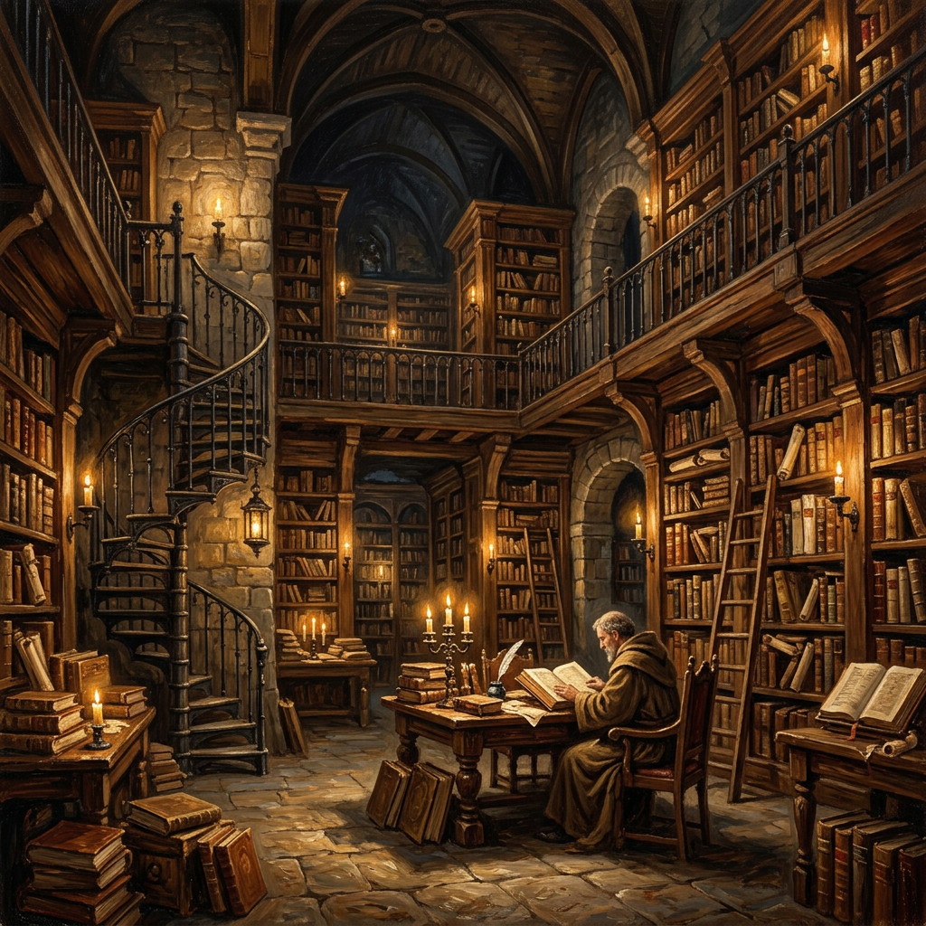 Ancient library - Gemini 3.1 Flash